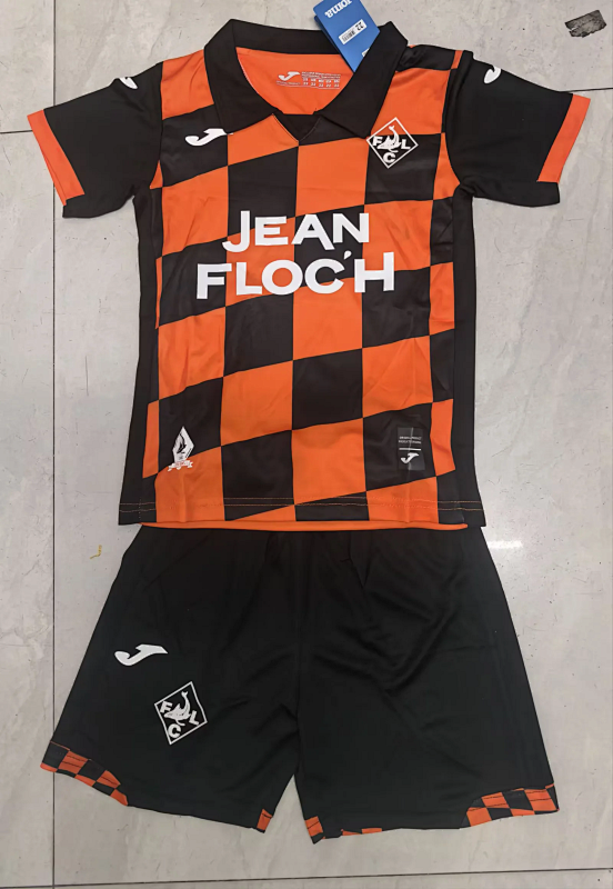 Niño_kids kit 25-26 Lorient home soccer jersey size 16-28